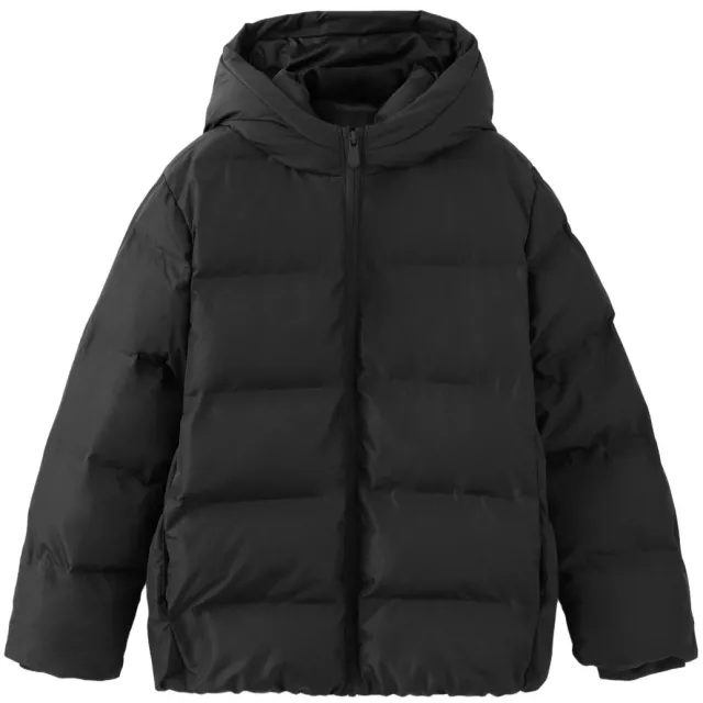 Mango gewatteerde winterjas zwart