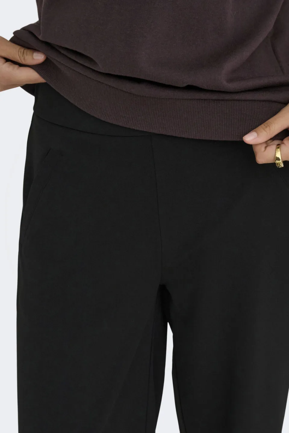 JDY Louisville Catia wijde broek zwart, foto 7