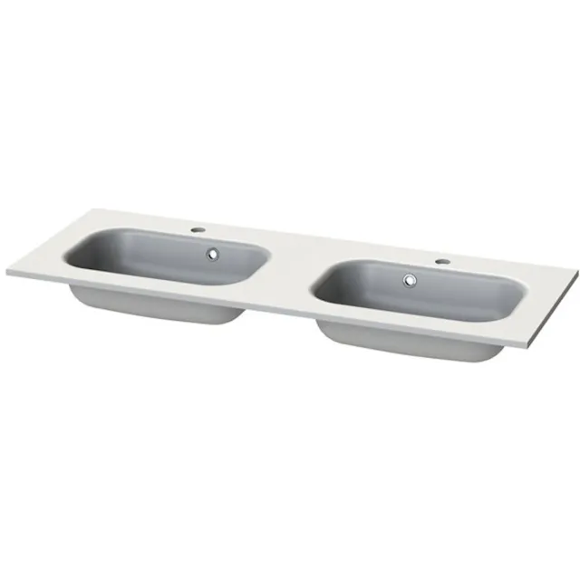 Tiger Wastafel Tiger S-line Oval 120 cm Mat Wit