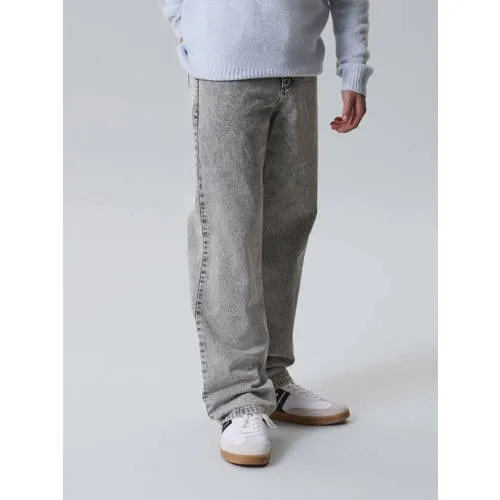 LMTD NLFBIRM loose fit jeans - grijs, foto 3