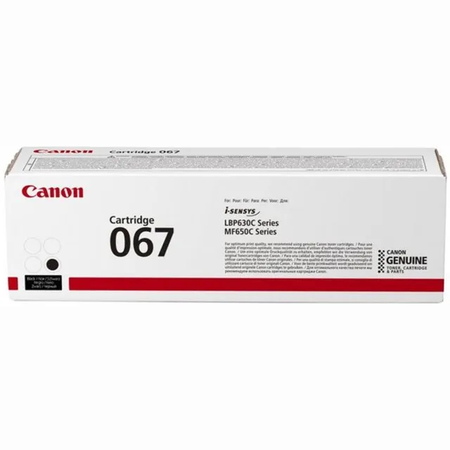Canon Toner cartridge 067 BK zwart