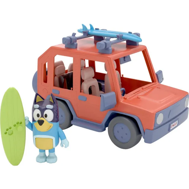 Moose Toys Bluey speelauto met accessoires