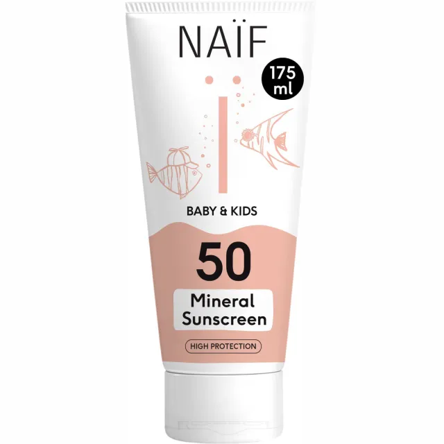 Naif Baby & Kids minerale zonnebrandcrème SPF50