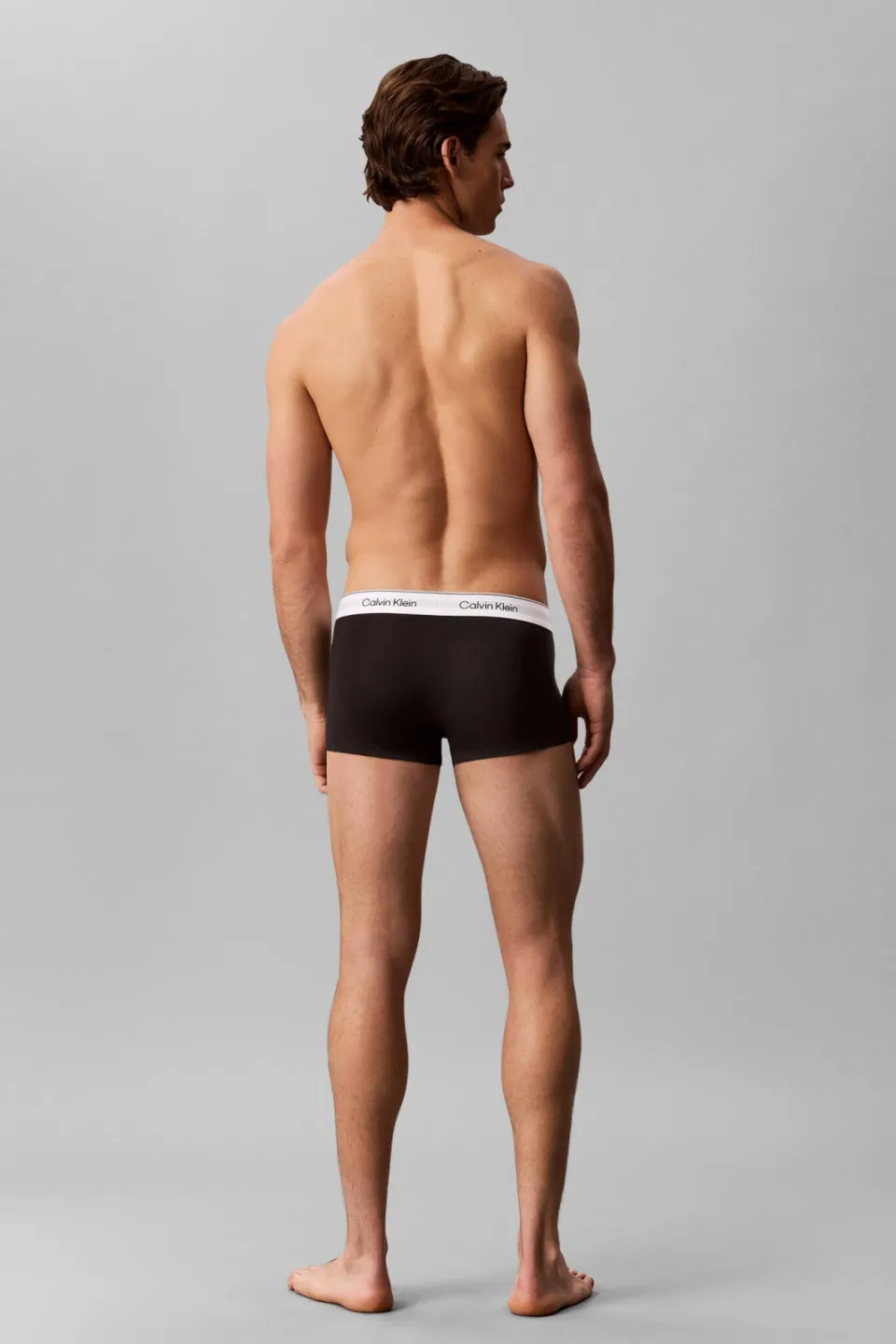Calvin Klein low rise trunk boxershorts zwart set van 5, foto 4