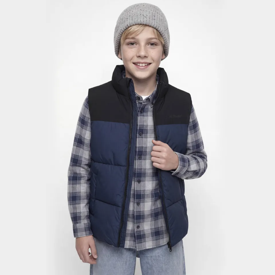 Jack & Jones bodywarmer donkerblauw/zwart, foto 3