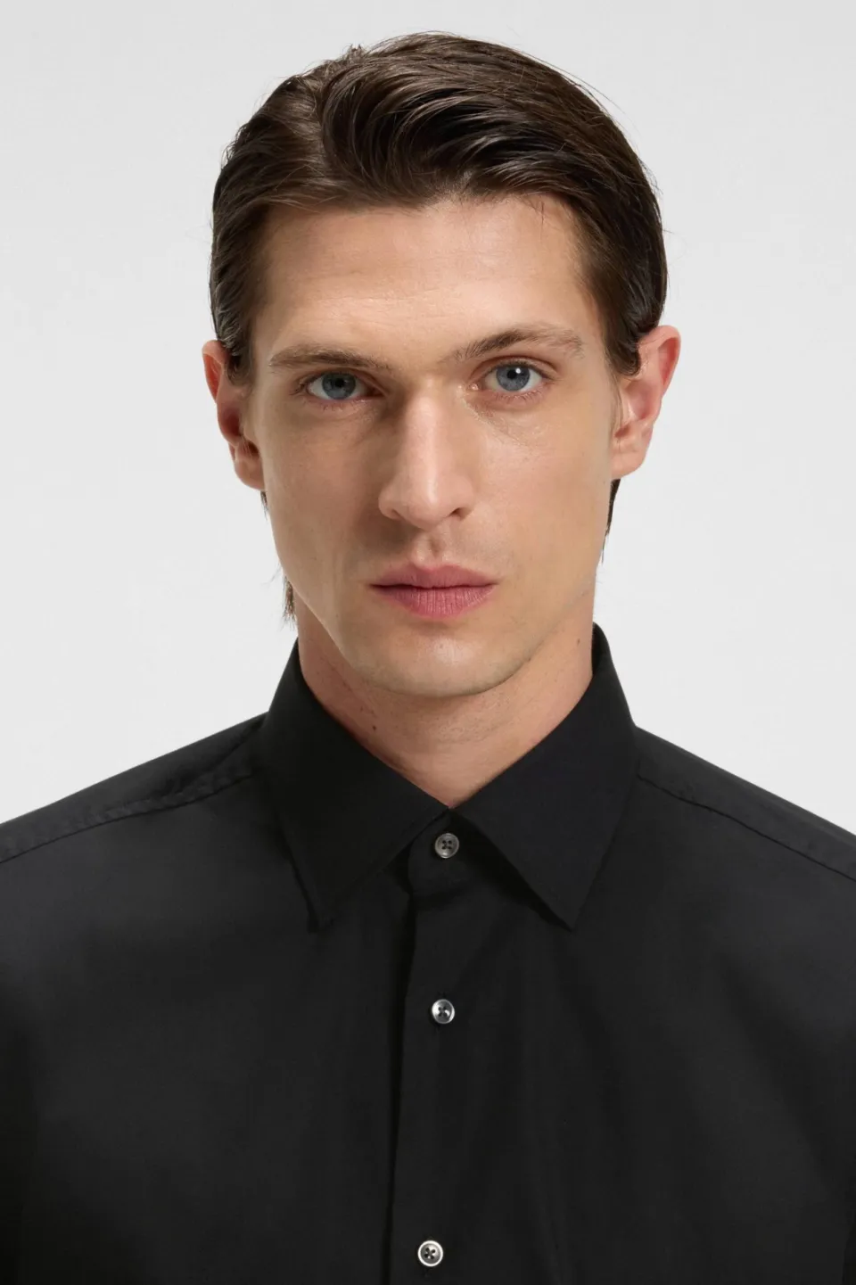 Boss slim fit overhemd H-HANK black, foto 5