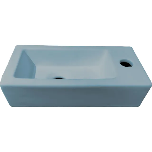 Fontein Best Design Morrano 37x18x9 cm Rechts Mat Lichtblauw blauw