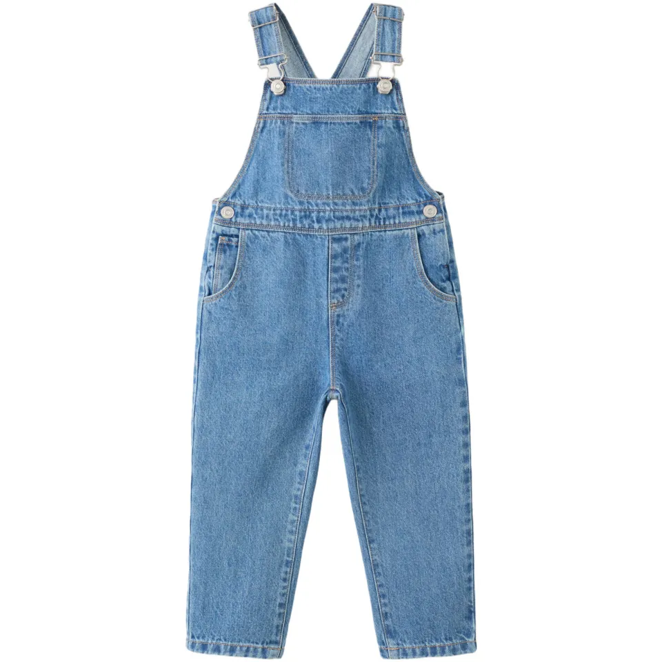 Mango tuinbroek middenblauw medium blue denim, foto 2