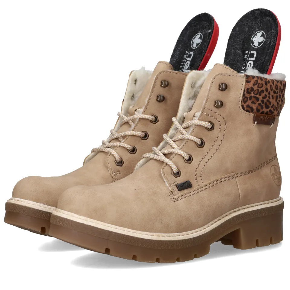 Rieker veterboots beige, foto 5