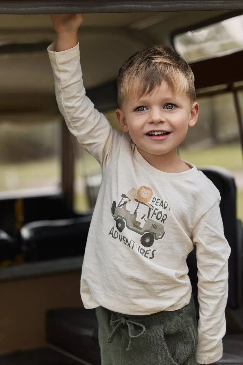 Little Dutch longsleeve met print beige, foto 7