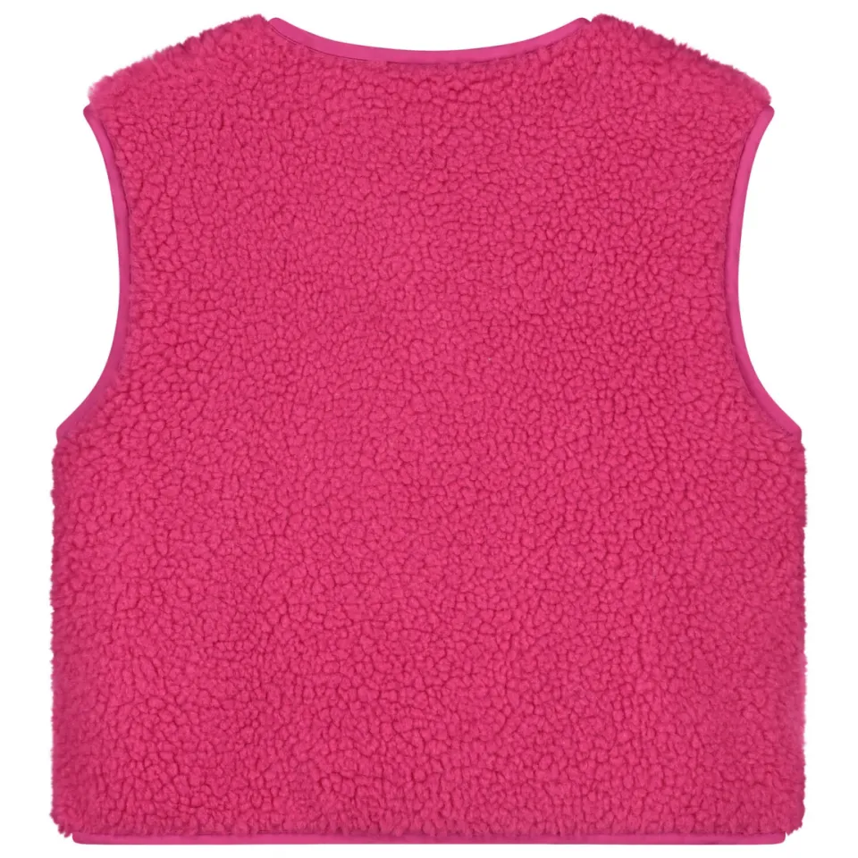 Stains&Stories teddy gilet - magenta, foto 2