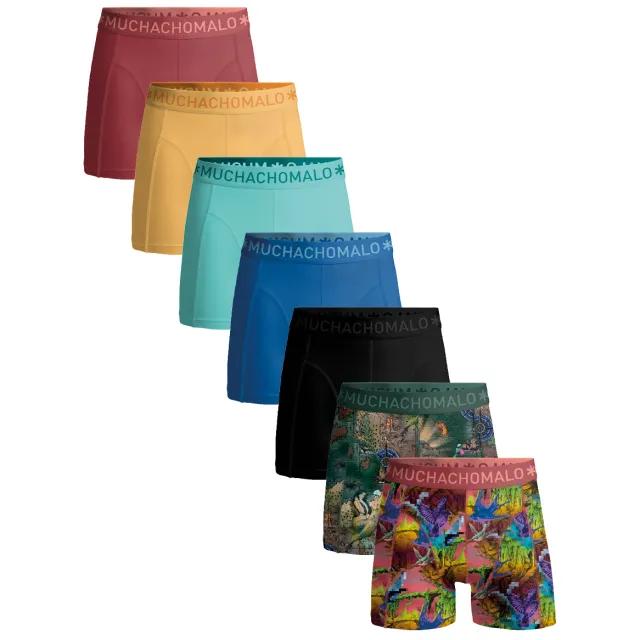 Muchachomalo Heren 7-pack Boxershorts Veelkleurig
