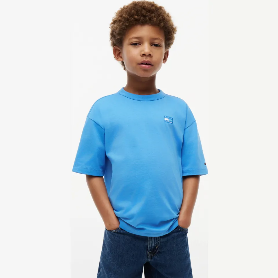 Tommy Hilfiger t-shirt blauw, foto 3