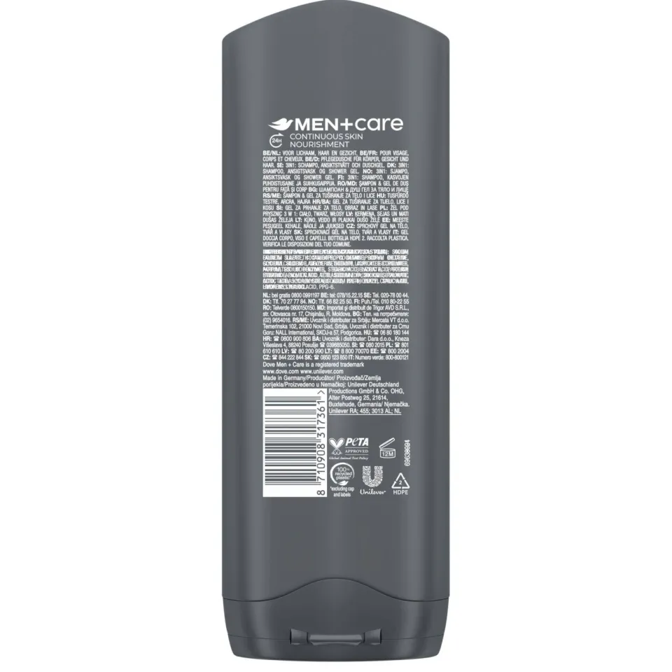 Dove Men+Care Cool Fresh 3-in-1 douchegel, foto 6