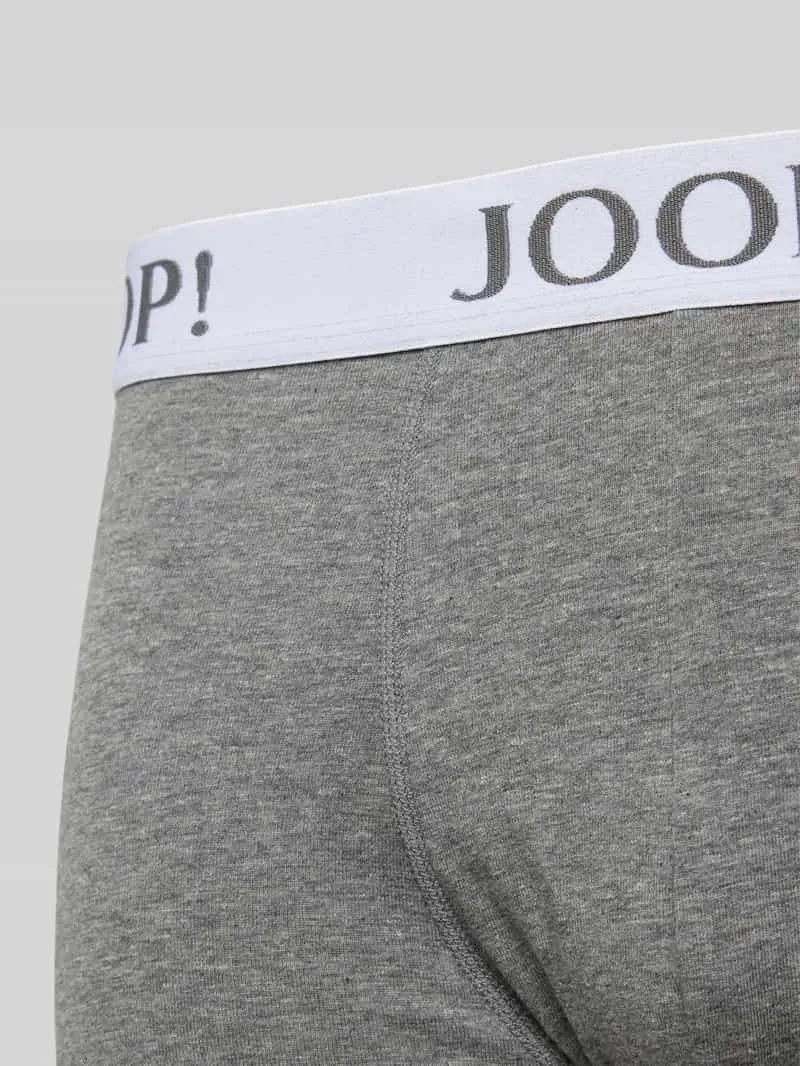 Joop! Boxershort met elastische band met label in een set van 3 stuks zwart, foto 3