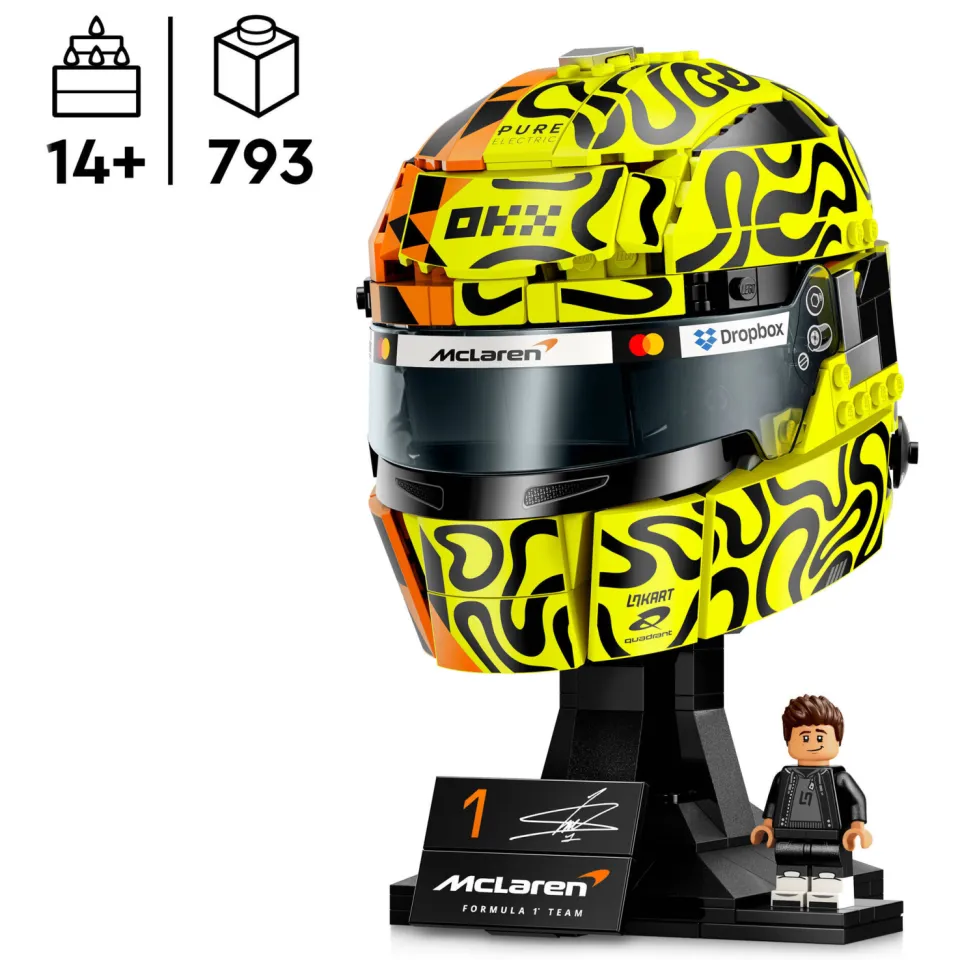 Lego Editions Formula 1 McLaren Mastercard F1 Team Helm van Lando Norris Set 43023, foto 2