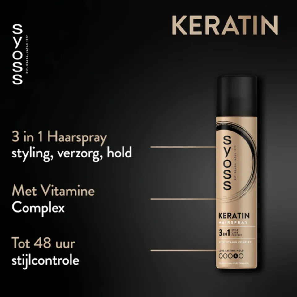 Syoss Keratin haarspray, foto 2