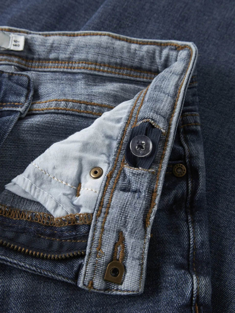 NAME IT KIDS straight leg jeans NKMRYAN dark blue denim, foto 4