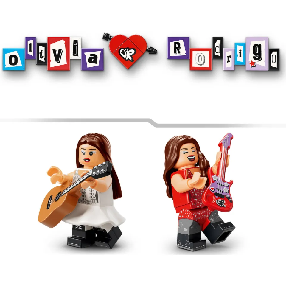 Lego Editions Music Olivia Rodrigo's Dubbele Gitaar Speelgoed 43031, foto 3