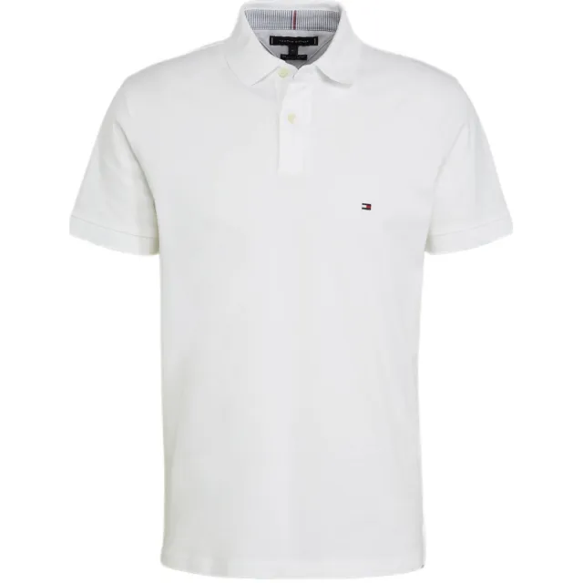 Tommy Hilfiger regular fit polo 1985 wit, foto 2