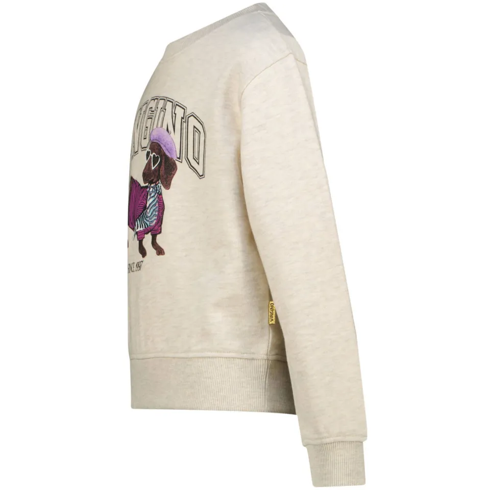 Vingino rechtvallende sweater met print - beige, foto 4