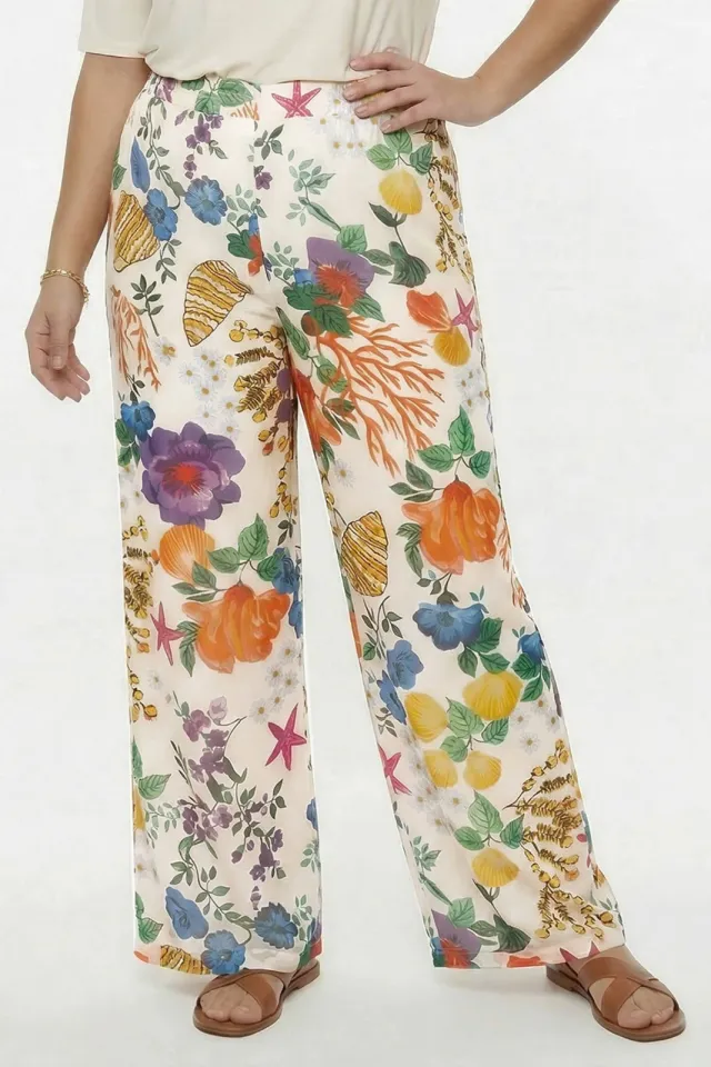 Yoek CORAFLEUR wide leg broek multi, foto 5
