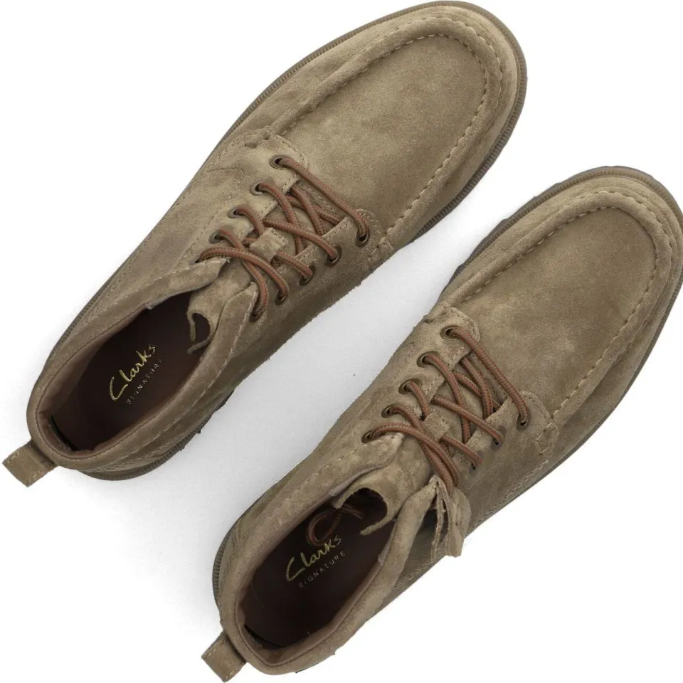Clarks Cleyhill Hi veterschoenen taupe, foto 4