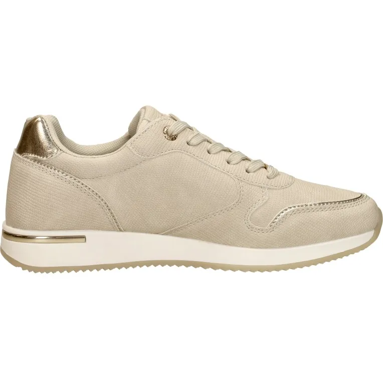 Mexx Eke Caia veterschoenen beige Gebroken wit