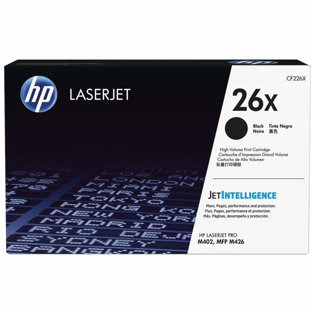 Hp 26X Original Toner Cartridge zwart HY Zwart - HP 26X
