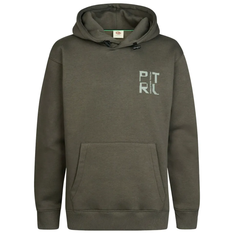Petrol Industries hoodie met backprint - antraciet, foto 2
