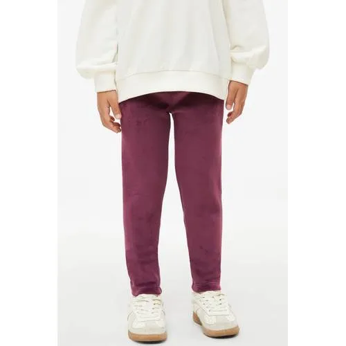 S.Oliver suède legging bordeauxrood, foto 5