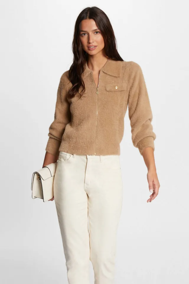 Morgan vest camel