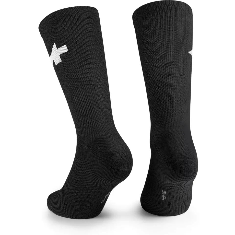 Assos Winter P1 fietssokken zwart, foto 2