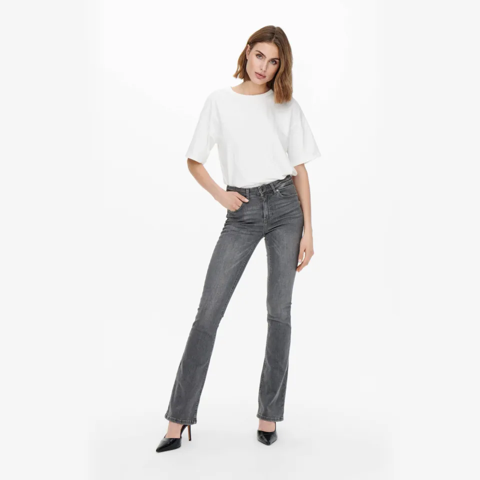 Only flared jeans ONLBLUSH grey denim