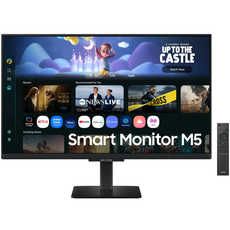 Samsung Smart Monitor M5 LS27FM500EUXEN zwart, foto 2