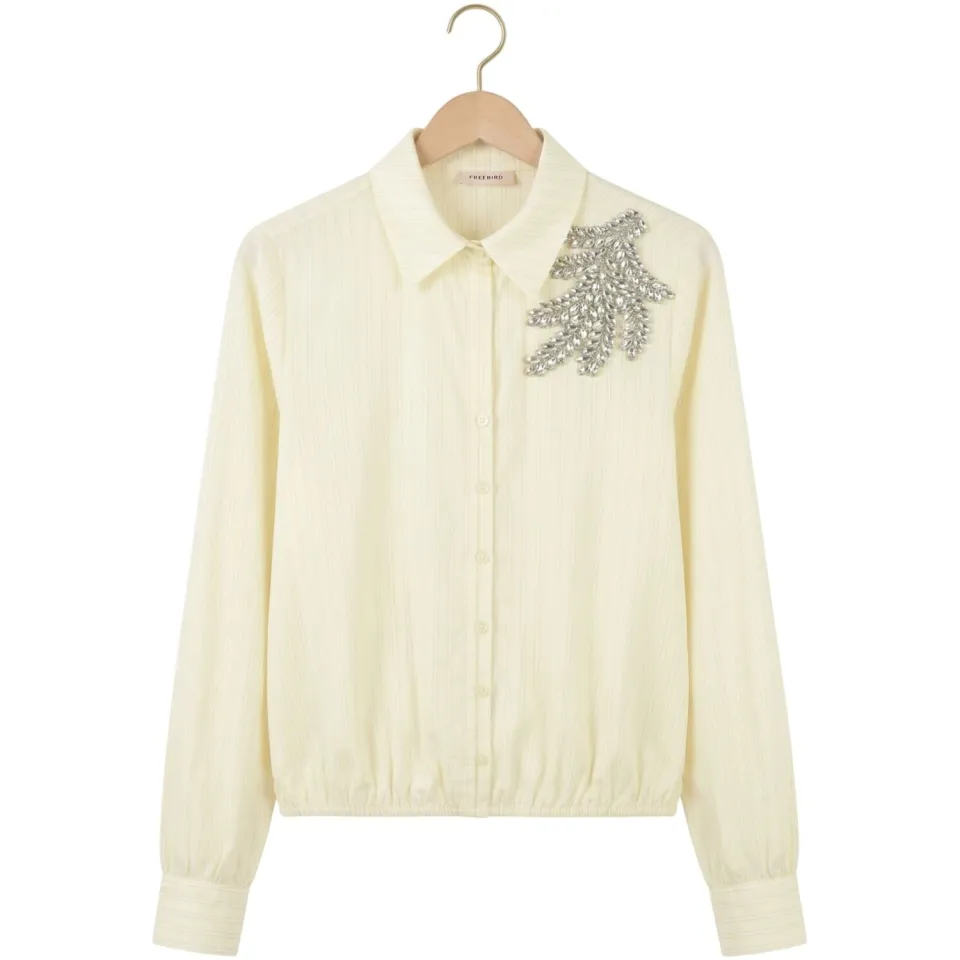 Freebird blouse ecru, foto 2