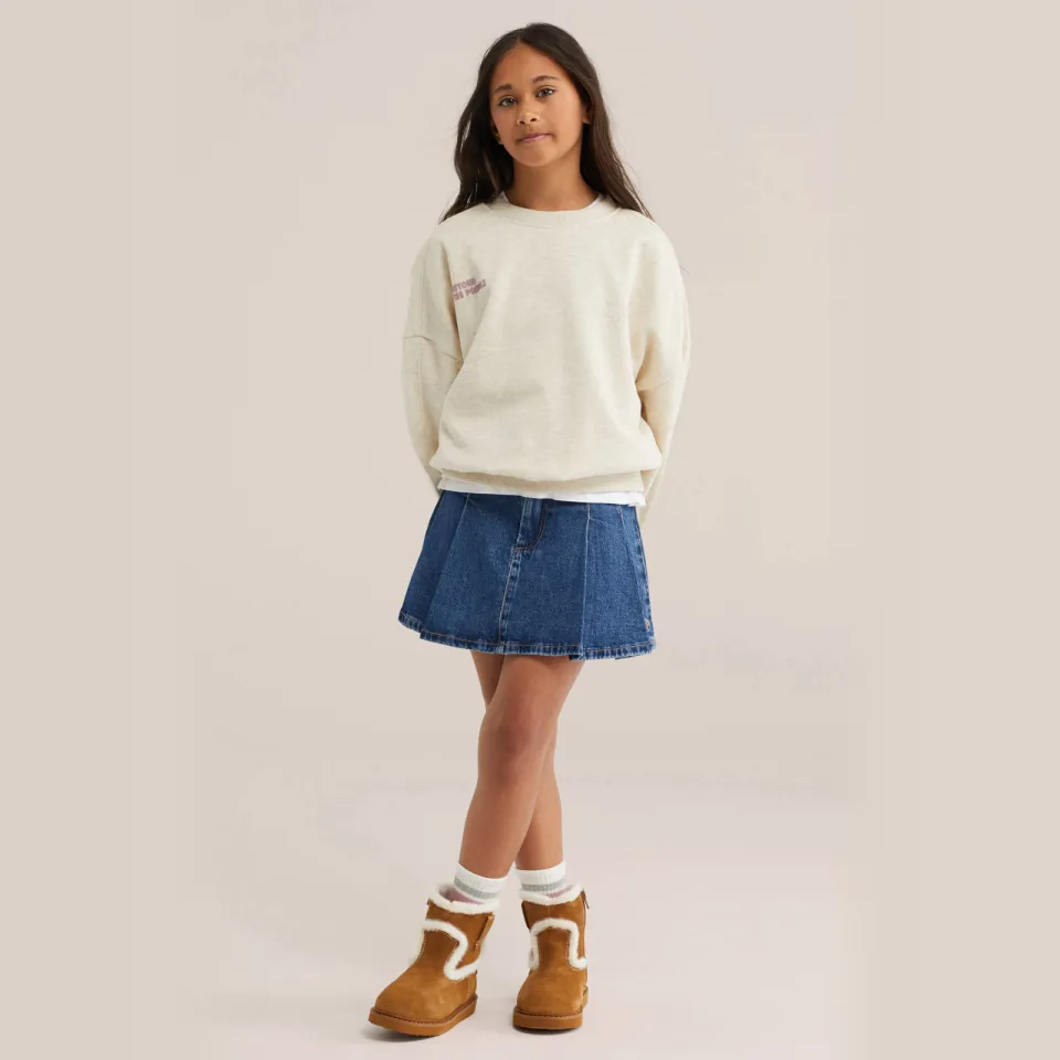 WE Fashion sweater met tekst - beige, foto 4