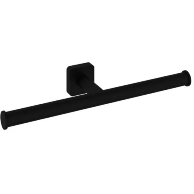Hotbath Dubbele Toiletrolhouder Hotbath Gal Mat Zwart