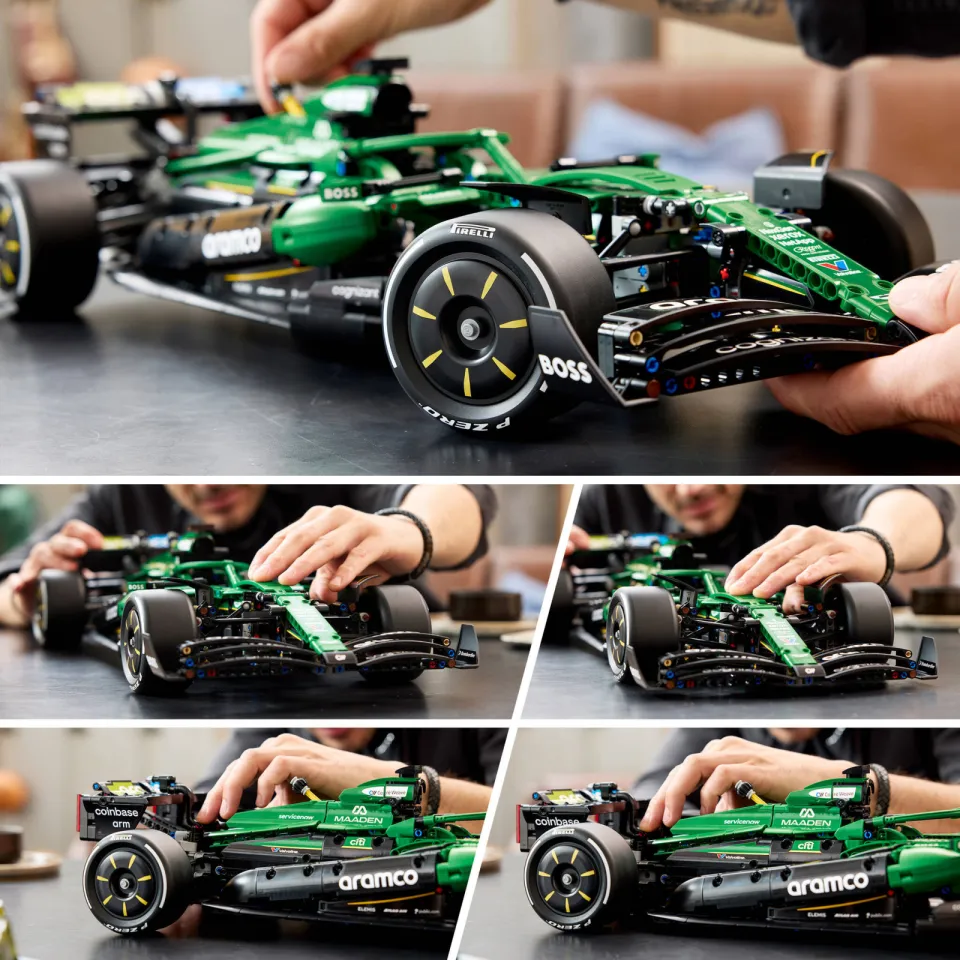 Lego Technic Aston Martin Aramco AMR25 F1 Auto Bouwpakket voor Kinderen 42240, foto 7