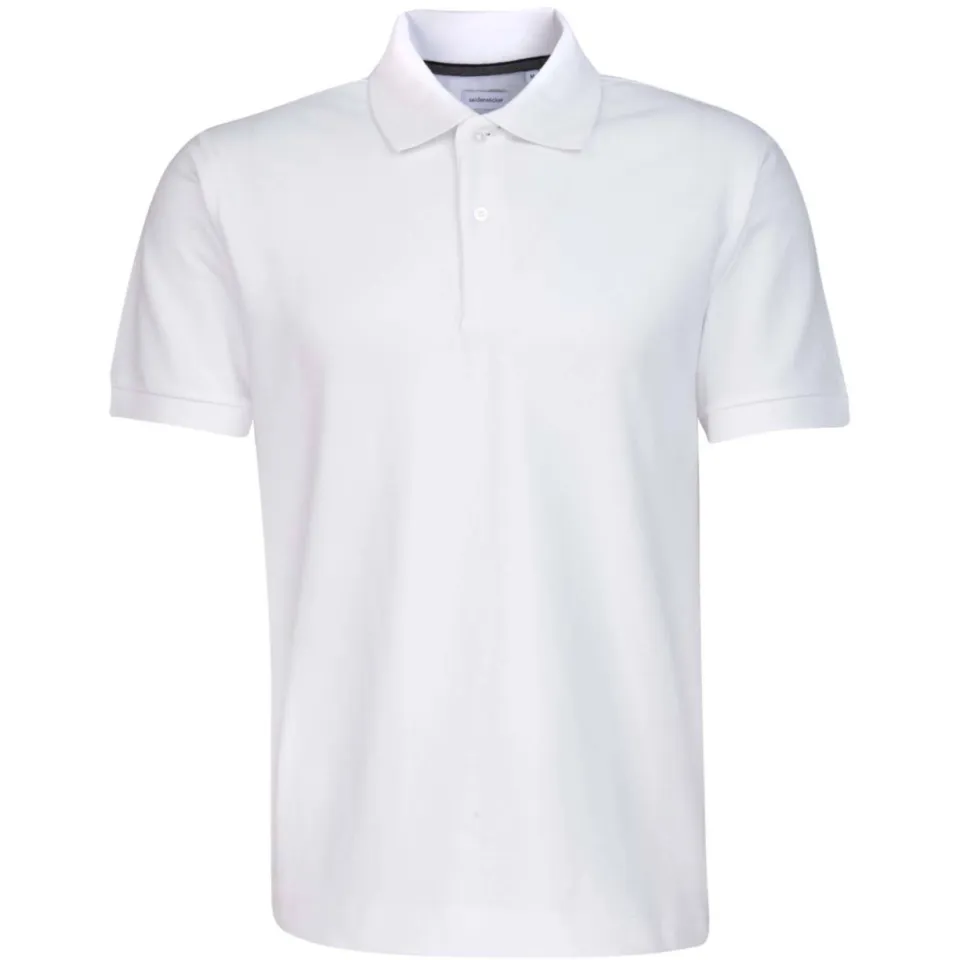 Seidensticker slim fit polo wit, foto 2