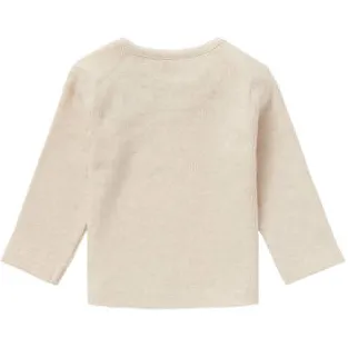 Noppies Natal gemêleerde longsleeve beige melange, foto 2