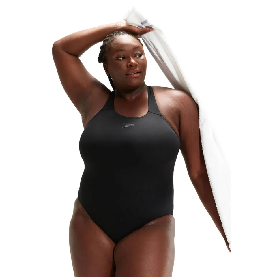 Speedo Endurance+ Medalist plussize badpak zwart, foto 4