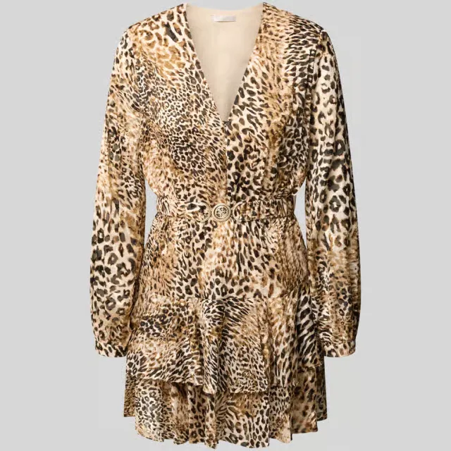 Guess CLARISSE mini-jurk lichtbruin, foto 2