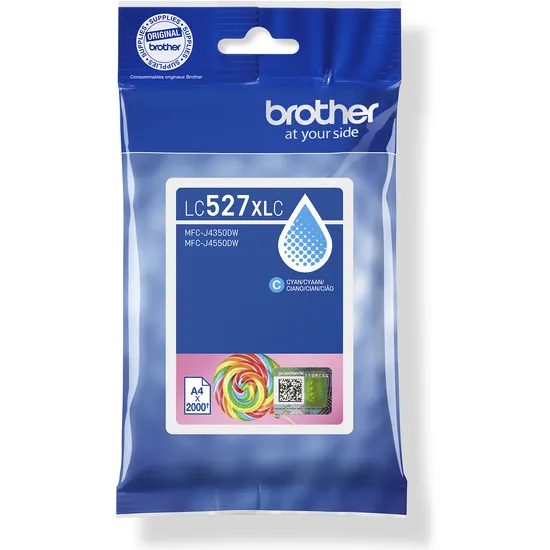 Brother LC527XLC Cyan High Yield Inkjet cyaan, foto 2