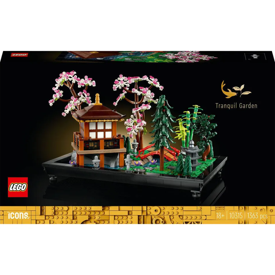 Lego Icons Rustgevende tuin Botanisch Mindfulness Bouwpakket voor Volwassenen 10315, foto 2