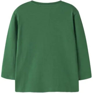 NAME IT MINI regular fit longsleeve met print groen, foto 2