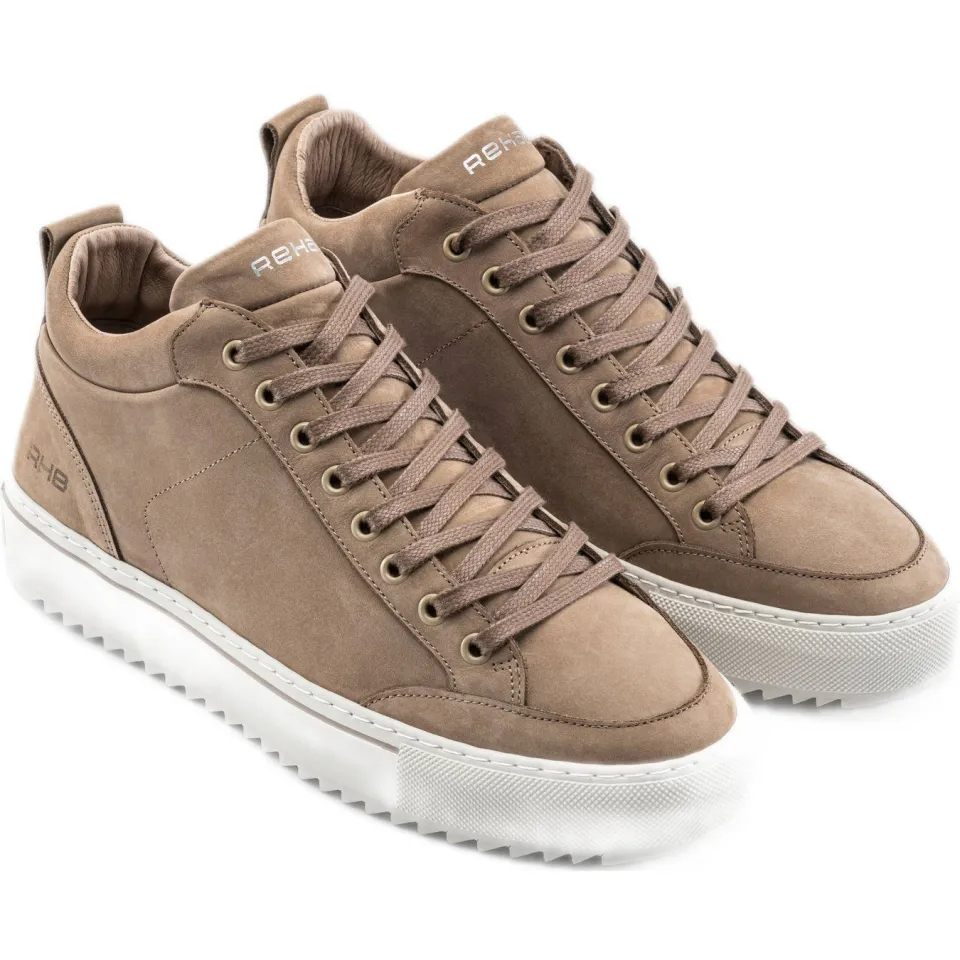 Rehab Craig Nub hoge sneakers taupe, foto 3
