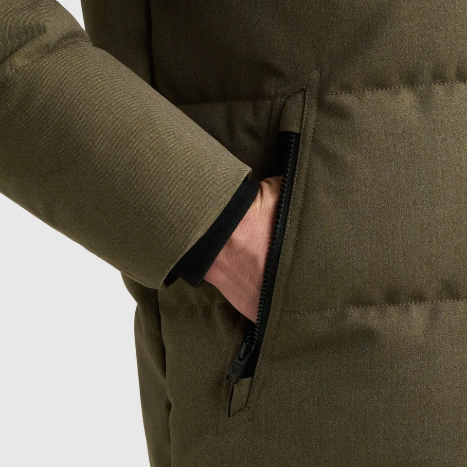 PME Legend YETCRAFT pufferjas met imitatiebontkraag - groen, foto 4