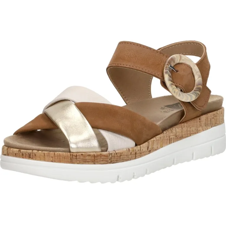 Sub55 Comfort Collection Sami 02 sandalen cognac, foto 3