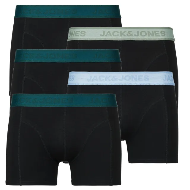 Jack & Jones Boxers Jack & Jones JACWESLEY SOLID TRUNKS X5 Zwart